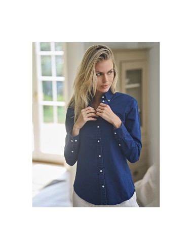 T-4003-Womens Casual Twill Shirt